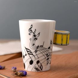 Mugs 10 Electric Creative Guitar Heartbea Designs Musician's Mug Nautical Flags Dinnerware Plain Coffee For Crafts