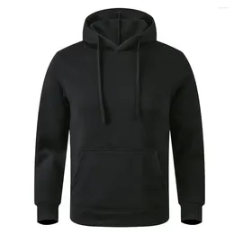 Men's Hoodies Multi-colors Solid Color Pullover Casual Fleece Sweatshirts Oversized Hoodie Long Sleeve Streetwear Y2k Hood Sweatshirt