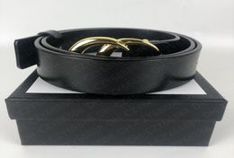 2021 Classic Brand belts Designer 7 Style 38 Wide Belt Men039s Gold Silver Bronze and Black Buckle With box4675587