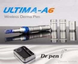 new Derma pen High Quality Drpen Ultima A6 Auto Electric Micro Needle pen 2 batteries Rechargeable korea dermapen derma roller7956588