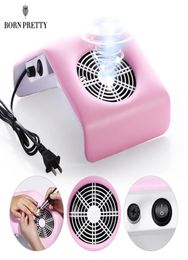 4030W Nail Dust Collector with Fan Pink White Electric Drill Machine Cleaning Art Tools6752860