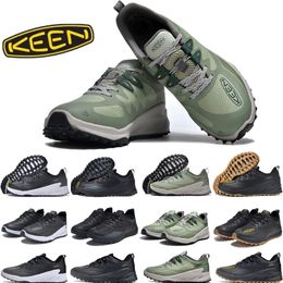 designer running shoes Keen ZIONIC WP For Men Women Sports Trainers Personality Triple Black White Gold Green size 36-45