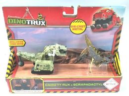 With Box Dinotrux Dinosaur Truck Removable Dinosaur Toy Car Mini Models Children's Gifts Dinosaur Models 240111