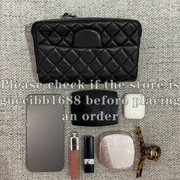 12A Definite Mirror Quality Designer Classic Quilted Flap Bag 20cm Mini Rectangle Handbags Womens Real Leather Caviar Lambskin Black Purse Shoulder Chain Box Bag