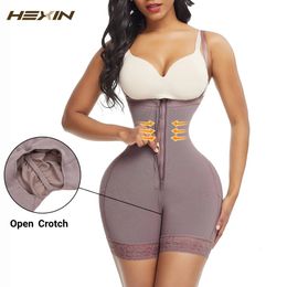 Fajas Colombianas High Waist Trainer Body Shapewear Slimming Sheath Women Flat Belly Butt Lifter Shapers Panties Push Up Corset 240111