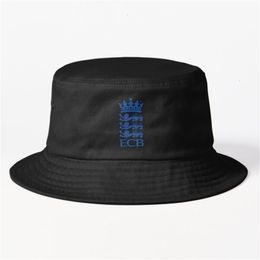 England Cricket Board Sticker Bu Bucket Hat Fashion Black Women Casual Solid Color Outdoor Mens u Boys Sport Sun 240111