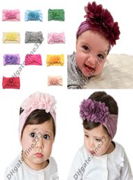 Turban Headband Children Kids DIY Bowknot Headbands Baby Cotton Bow Headwraps Hair Accessories Hair Bands Bandana6837266