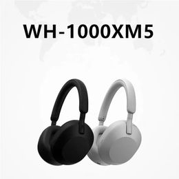 Headphones Headphones Bluetooth Noise Reduction Wh1000xm5 Headworn Wireless Earphones Dual Bass with Mic