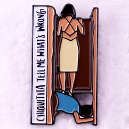 Brooches Rosie And Tanya Bathroom Scene Enamel Pin Chiquitita Tell Me What's Wrong Badge Mamma Mia Movie Song Brooch