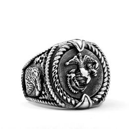 Mens United States Officers US Military Marine corps ring ring Jewel USA The American Seagull Army USMC Silver Gold Black Men's Stainless Steel Jewellery Item Gift