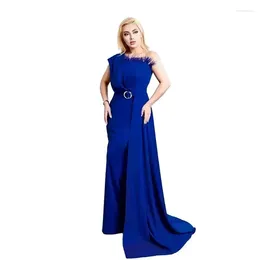 Ethnic Clothing Elegant African Dresses For Women Sleeveless Polyester Wedding Party Evening Long Maxi Dress Gowns Africa 2024 Spring