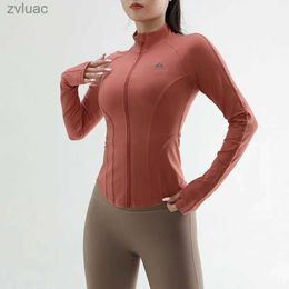 Yoga Outfit Women Clothes Gym Long Sleeve Sports Jacket Quick Drying Wear Outdoor Running Tracksuit for 2023 Fitness Shirt YQ240115
