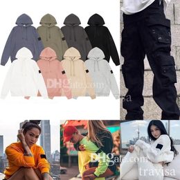 Erkek Hoodies Sweatshirts Sweaters Erkek Tasarımcı Örgü Mürettebat Boyun Uzun Slevee Pullover Hoodie Çift Giyim Sonbahar ve Bahar Sıcak Taşlar Adaları Tech Tech Polar Üstler