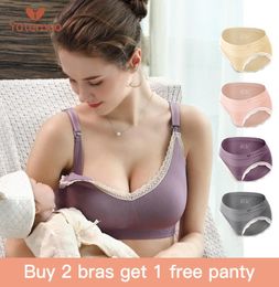 YATEMAO Breastfeeding Bra Pregnancy Clothes Maternity Nursing Bra Feeding Bra for Soutien Gorge Allaitement Pregnant Women LJ201124821189