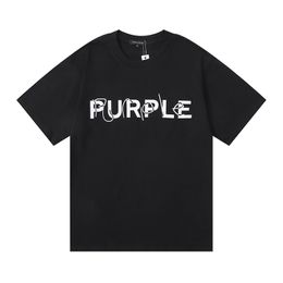 Summer Purple Shirt Purple Brand Shirt Designer T Shirt Mens Women Graphic Tee Outdoor Casual Tshirt Tour Tshirts Man Tops Size S--XL 1391