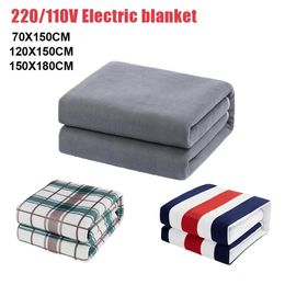 Electric Blanket 220/110v Thicker Heater Single /Double Body Warmer Heated Blanket Mattress Thermostat Electric Heating Blanket 240111