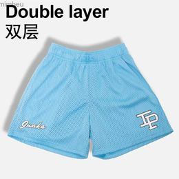 Men's Shorts Mesh Double Layer With Liner Inaka Power Shorts 2023 GYM Workout Inaka Shorts Running Shorts Sports Fitness Basketball ShortsL240111