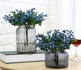 Bunch of Artificial Berry European Highend Home Living Decor Simulation Fruit Blueberry Fruit Wedding Party Accessories7320852