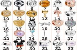 925 Sterling Silver High Quality stones Charm Bead Pendant Fit DIY Bracelet Fashion Women Extraordinary Original Jewelry Custom Birthday Gift4361463