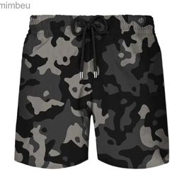 Men's Shorts Military Camouflage Shorts Pants Men Summer Beach Shorts 3d Print Russian ARMY-VETERAN Tactics Board Shorts Cool Camo Ice ShortsL240111