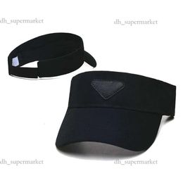Womens Visors Designer Mens Hat pranda caps Triangle Logo Tennis Cap Golf Hats Wholesale Fashionable Outdoor Sunshade Baseball Caps