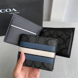 Wallets 10a Designer bag mini purses Short wallet purse Luxury sacoche stripe wallets key pouch Womens mens embossed Leather purses package Cardholder keychain