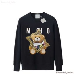 T-shirt da uomo Felpa con cappuccio Moschino da uomo Felpe Moschinos Designer Oversize Autunno Felpe con cappuccio da donna Haikyuu Maglione sportivo Moschino Donna Unfined 4239