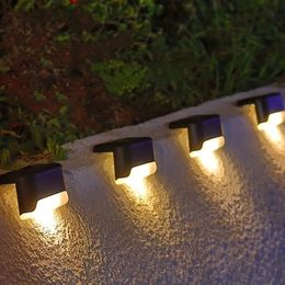 12pcs/16pcs Solar Outdoor Deck Light, LED Step Light, Waterproof, For Balcony Patio Stair Fence Patio Garden Courtyard Villa Driveway Path