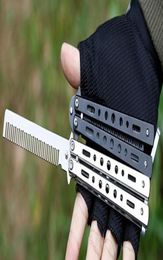 Professional Salon Butterfly Folding Combs Knife Hair Styling Stainless Steel Practice Training Style7821101