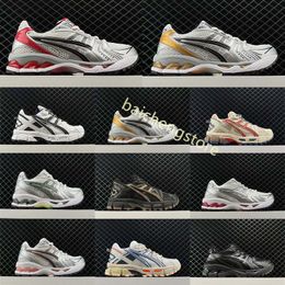 2024 Designer Gel Kahana8 Running Shoes Low Top Retro Athletic Men Women Trainers Outdoor Sports Sneakers Obsidian Grey Cream White Black 36-45 L5