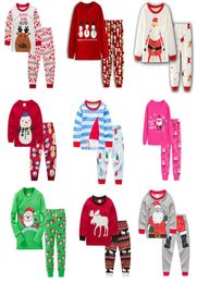 35Styles Christmas Kids Pyjamas Set Tracksuit Pyjamas Suit 2pcs Outfits Santa Claus Pyjamas Suits Sets Baby Deer Printed Home Clot4038465