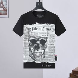 BEAR PLEIN T SHIRT Mens Designer Tshirts Brand Clothing Rhinestone PP Skulls Men T-Shirt ROUND NECK SS SKULL Hip Hop Tshirt Top Tees 16779 SHIR shirts -Shirt shirt op ees