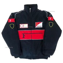 Af1 Formula 1 Racing Jacket Winter Car Full Embroidered Logo Cotton Clothing Spot Sale F1 105