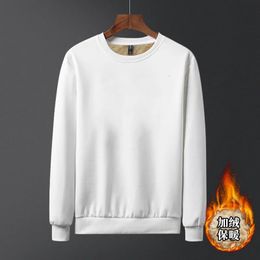 Autumn And Winter Warm Polar Fleece Pullover Men And Women Thickened Lamb Velvet Round Neck Casual Daily Life Sportswear 240112