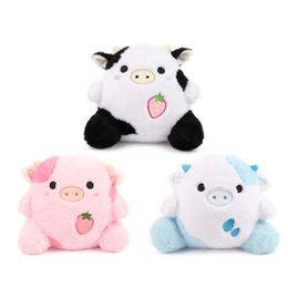 Soft Stuffed Cow Plushie Pillow, Cute Stuffed Animal Toys, Home Decorations, Doll Lovely Gifts for Kids