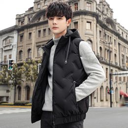 Coat down jacket men's new couple style down white duck down autumn and winter hooded down vest