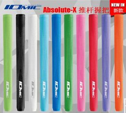 mens IOMIC Absolutex Golf putter grips High quality rubber Golf clubs grips 10 colors in choice 3pcslot putter grips shippi3407249