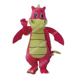2024 Halloween Dragon Dinosaur Mascot Costumes Halloween Cartoon Character Outfit Suit Xmas Outdoor Party Festival Dress Promotional Advertising Clothings