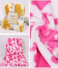 Milk Leopard Designs Blanket 150X200cm Travel Blanket Comfortable Plush Wool Childrens Audlt Knitted Home Soft Cover Throw Blanket3517447