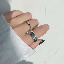Designer CH Cross Chromes Brand Ring for Men Women Unisex S925 Sterling Silver Personalised Open Sanskrit Women's Fashion Heart Jewellery Rings Lover Gifts VXER
