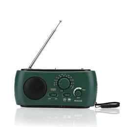 Radio Emergency Radio 4way Powered Solar Power, Cranking Handle, Usb,battery Am/fm Radio with Led Flashlight Phone Charger