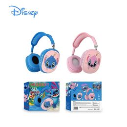 Headphone/Headset NEW Stitch wireless Bluetooth children's earphones i12Y HIFI stereo earphones with microphone, children's gift anime cartoon