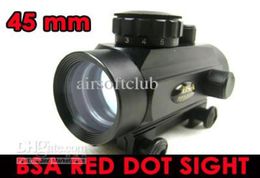 BSA 45mm tactical RedGreen Dot rifle pistol Scope sight 20mm Weaver mount3043019