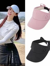 Products Golf Sports Cap New Longside Ponytail Baseball Cap Women's Casual Hollow Breathable Empty Top Hat Outdoor Sports Golf Beach Hat