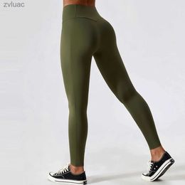 Yoga Outfit Yoga Outfit Yoga Pants Lycra Sport Gym Leggings Women Clothing 2023 New Pilates Clothes Training Wear Ladies Legging Push Up Fitness Green YQ240115