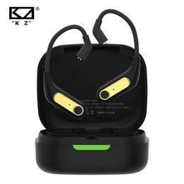 Headphones KZ AZ15 Upgrade Wireless Earphones Bluetoothcompatible 5.2 Cable Ear Hook With Charging Case Touch Control Earbuds Headphones