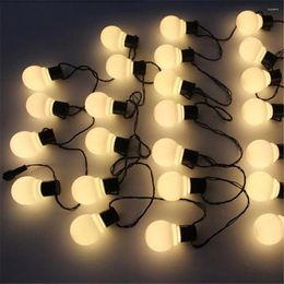 Strings Wedding Party Decoration Lights 6M 20LED Globe String Connectable Waterproof Light Christmas Holiday Home Decor