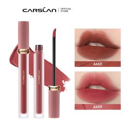 CARSLAN Sweet Kiss Velvet Matte Lip Gloss Liquid Lipsticks Waterproof Longlasting Non Sticky Tint Women Makeup 25 Colours 240111