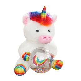 Creative Plush Toy Unicorn Brown Bear Doll With Online Celebrity Pillow Doll For Children's Birthday 240111