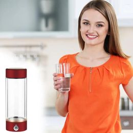 Wine Glasses Hydrogen-rich Water Maker Pem Film Ioniser Hydrogen Bottle Generator With Rapid Electrolysis Usb For Healthy